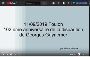VIDEO 2019 09 11 TOULON 102EME ANNIVERSAIRE DE LA DISPARITION DE GEORGES GUYNEMER (100)